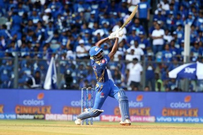 Mumbai Indians post 187 runs against RR