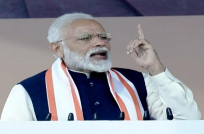 Modi visits Rahul Gandhi's Amethi, says AK-203 rifles to help security forces to fight terrorists  