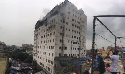 Kolkata: Fire breaks out at Nandaram Market, 12 fire tenders working to bring flames under control