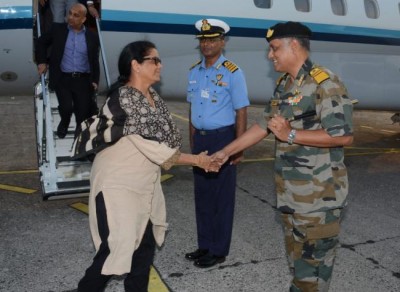 Defence Minister Nirmala Sitharaman visits Andaman Nicobar Command