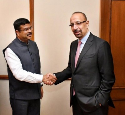 Dharmendra Pradhan meets Saudi Arabia's energy minister