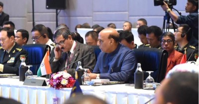 Rajnath Singh urges international community to eliminate scourge of terrorism 