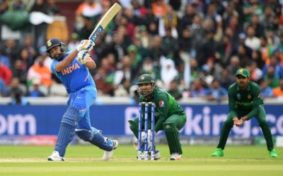 World Cup: Rohit Sharma hits century in high-voltage match against Pakistan