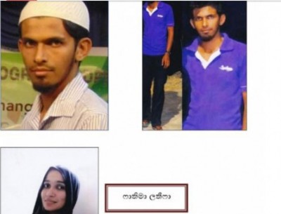 Easter Day bombings: Police release pictures of suspects