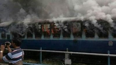 Three coaches of Silchar-Thiruvananthapuram Superfast Express catch fire