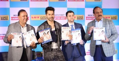 Varun Dhawan launches Indiaâ€™s first ever scented vest range from Lux Cozi