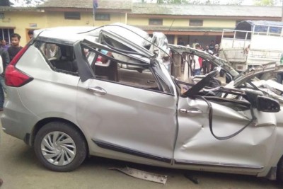 Assam: Eight persons of a marriage party killed in road accident