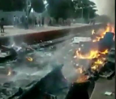 Anti-citizenship act protesters set five trains on fire in West Bengal