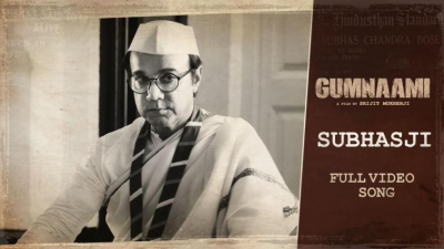 First song of Gumnaami titled "Subhasji" unveiled in front of the statue of Netaji Subhas Chandra Bose in Kolkata