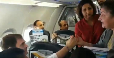 Ill brother not getting treatment: Woman shares her grief with Rahul Gandhi on Kashmir flight