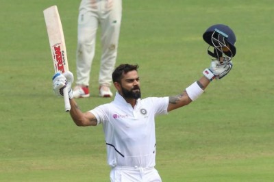 Virat Kohli slams 7th double hundred against South Africa in Pune Test