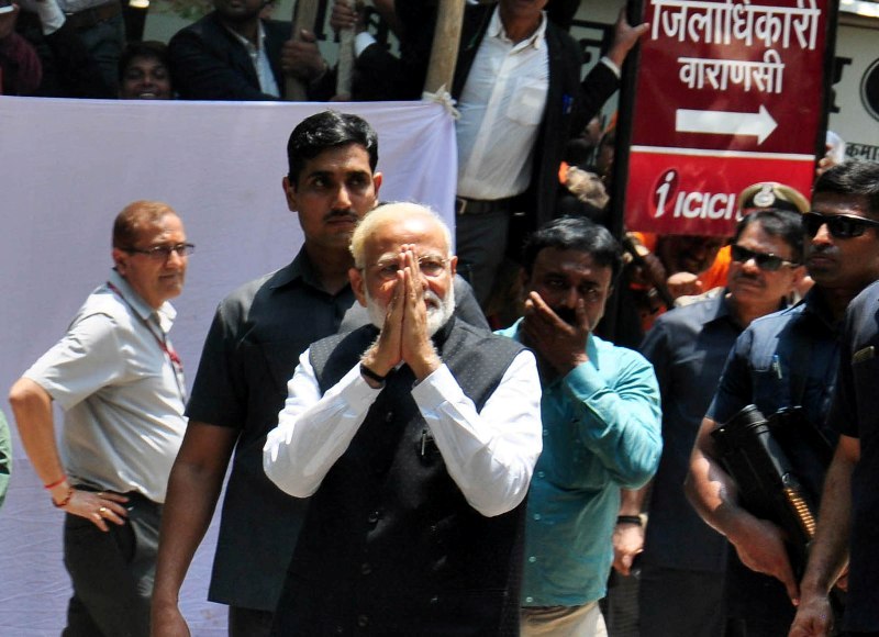 Modi files nomination from Varanasi