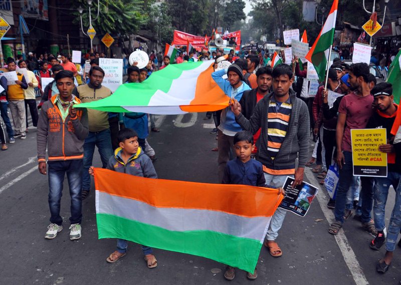 Kolkata: Students stage protest march against NRC, CAA, NPR