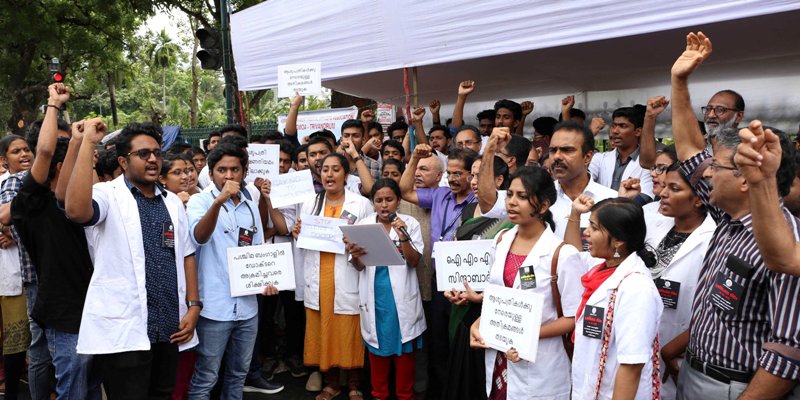 IMA in Kerala protests violence on doctors in Kolkata