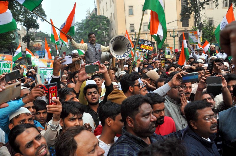 Left, Congress jointly hold protest rally against CAA-NRC-NPR in Kolkata
