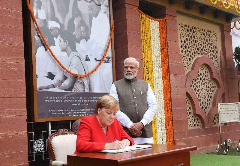 Angela Merkel visits India