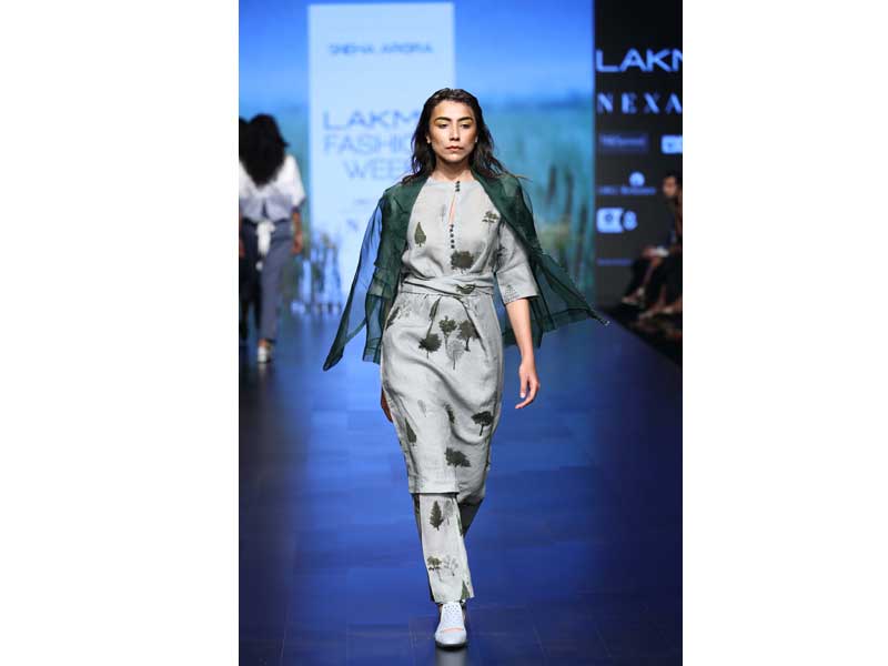 LFW: Sneha Arora showcases her collection on first day