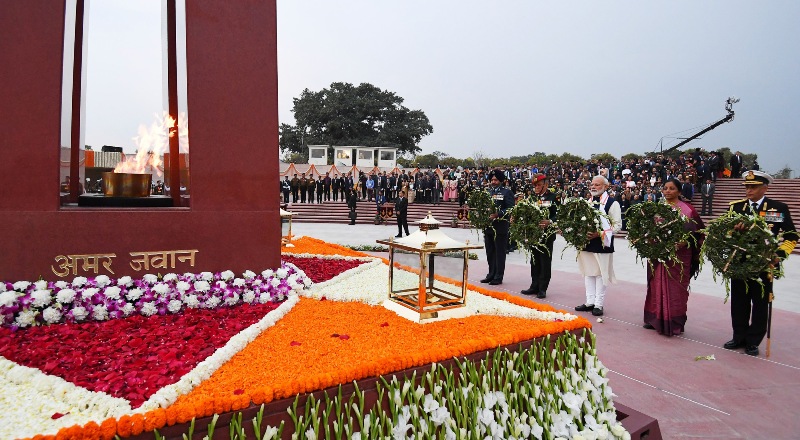 PM Modi attends dedication ceremony of National War Memorial