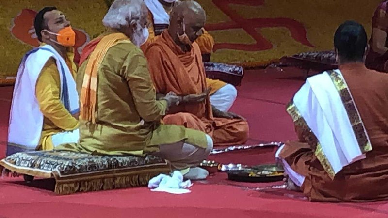 Glimpses from Bhoomi Pujan at Ram Mandir