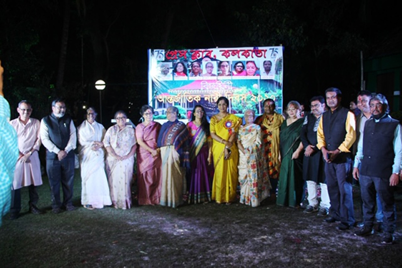 Press Club, Kolkata felicitates 8 women journalists and photo journalists on Women's Day