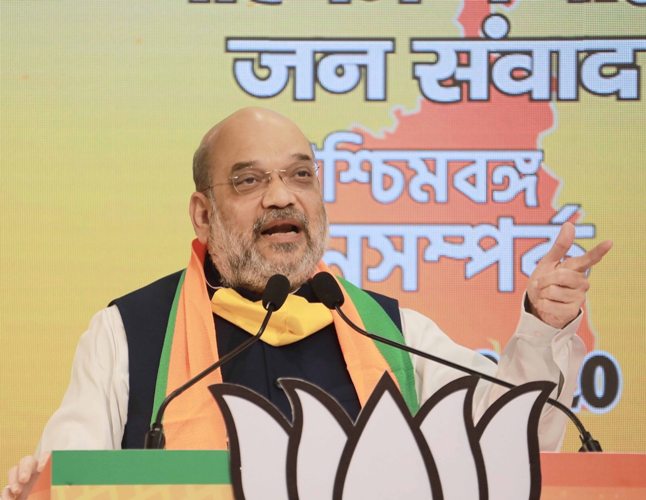 Amit Shah addresses West Bengal Jan-Samwad  virtual rally