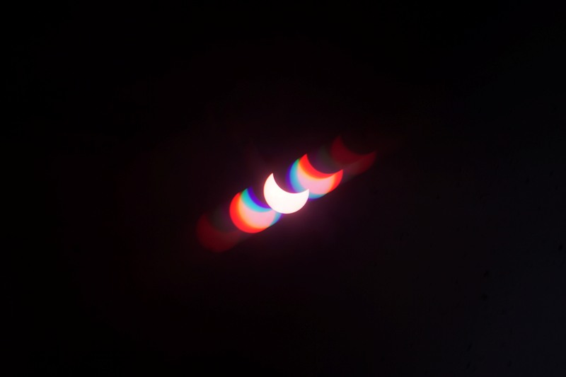 Glimpses of the Solar Eclipse