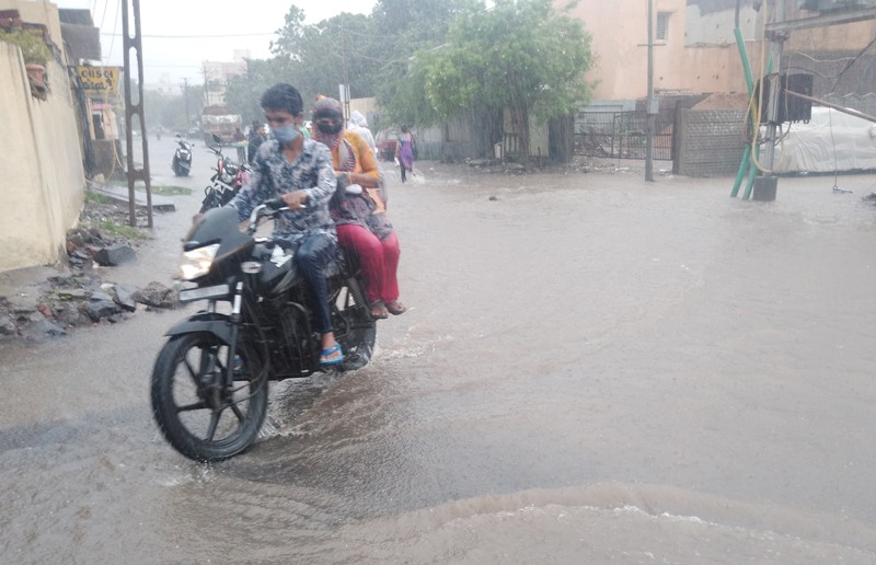 Water-logging in Rajkot