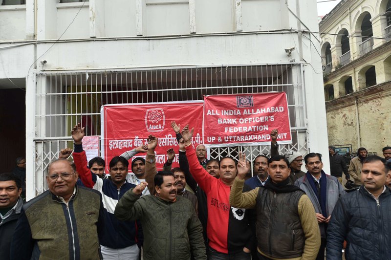 Trade Union call for shutdown- Bharat Bandh-  hits life in India