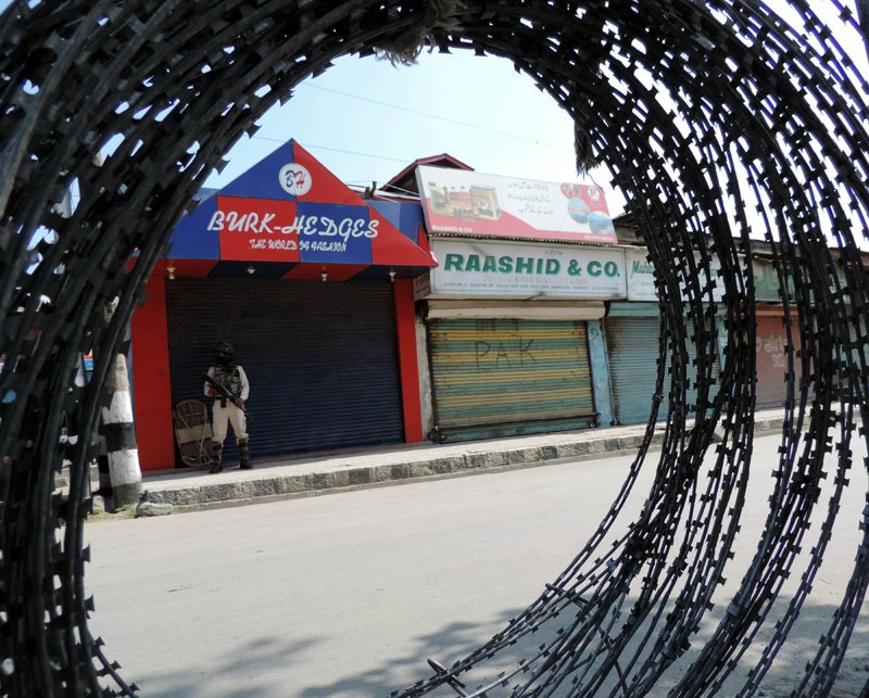 Kashmir: Security beefed up on Hizbul commander Burhan Wani death anniversary