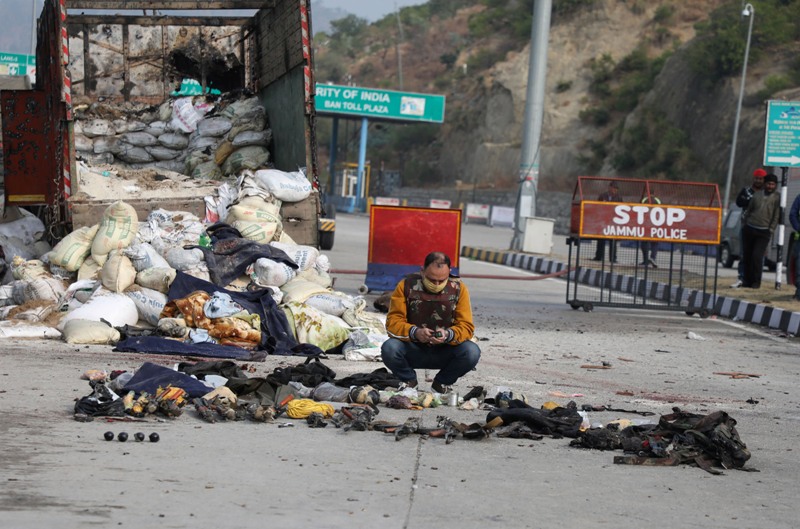 Inspection of encounter site at Nagrota in Jammu