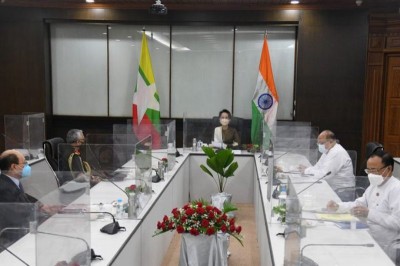 FS Shringla, Army Chief meet Aung San Suu Kyi