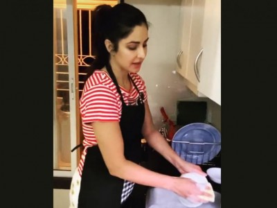 Coronavirus: Katrina Kaif washes dishes in times of self-isolation