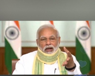 PM Modi interacts with Sarpanchs