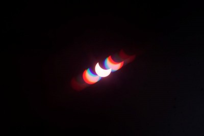 Glimpses of the Solar Eclipse