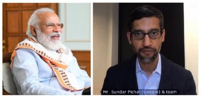 PM Modi interacts with Google CEO Sundar Pichai, discusses COVID-19 pandemic