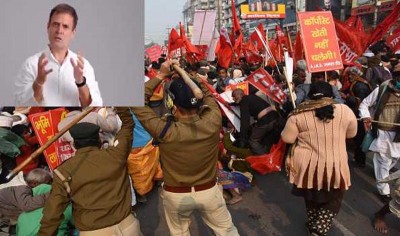 Rahul Gandhi attacks govt over increasing unemployment, farmers movement