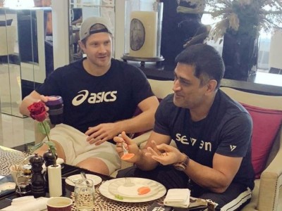See how MS Dhoni enjoying in Dubai ahead of IPL 2020