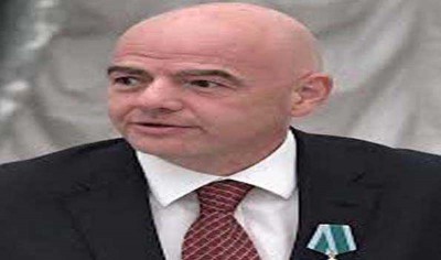 FIFA president Infantino tests positive for COVID-19