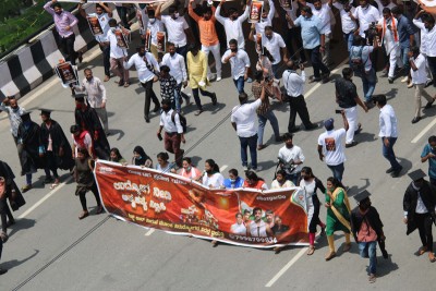 Karnataka Youth Congress holds Rozgar Do rally in Bengaluru