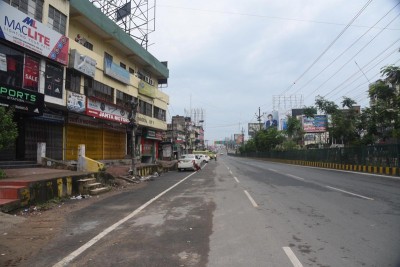 Anti-Covid-19 lockdown in Patna