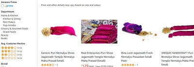 Puri: Jagannath Temple servitor files complaint against Amazon for selling "Nirmalya" online