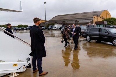 Mike Pompeo leaves for India to attend 2+2 Dialogue