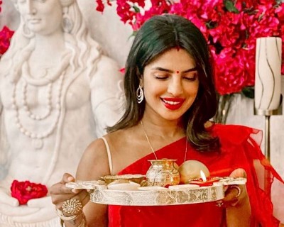 Priyanka Chopra Jonas celebrates Karwa Chauth