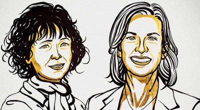 Nobel Prize in Chemistry awarded to Emmanuelle Charpentier and Jennifer A. Doudna