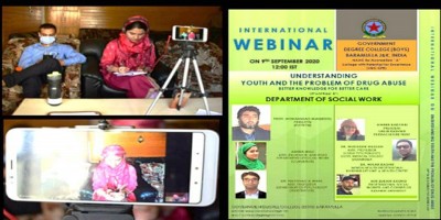Jammu and Kashmir:  GDC Baramulla organizes webinar on drug abuse