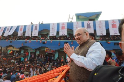 'BJP's Bengal CM will be from the soil': Amit Shah countering Trinamool's 'outsiders' attack