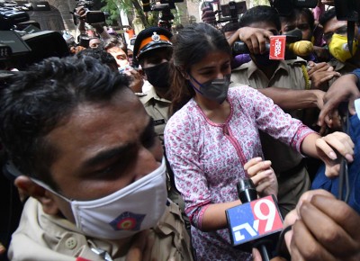 Drug probe: Rhea Chakraborty to remain in jail custody till Oct 6