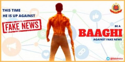 Be a rebel: Delhi Police makes Baaghi reference in fight against fake news and rumor