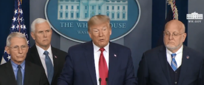 Donald Trump imposes travel ban after first death from Coronavirus in US