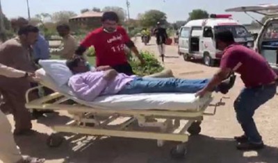 Gas leakage at Karachi Chemical Factory, 70 hospitalised